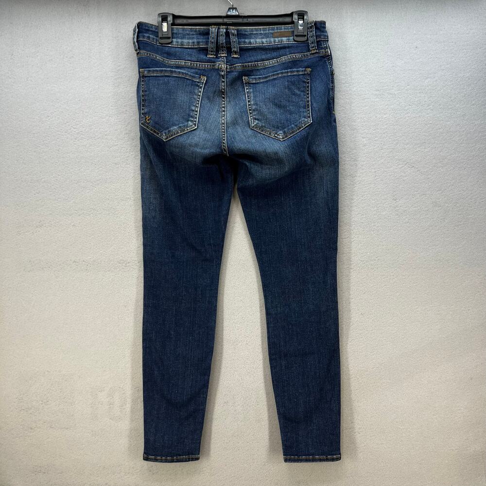 Kut from the Kloth Jeans Women's 6S Blue Toothpick Skinny Classic Minimalist - Picture 2 of 16